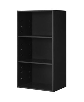 Modern Three Shelf Bookcase Storage Display Cabinet