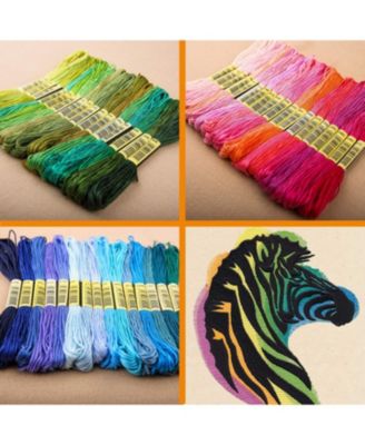 250 colors Embroidery Thread Floss Friendship Bracelet String Cross Stitch Cotton Yarn Sewing Crochet Craft Supplies