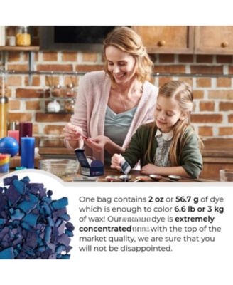 Concentrated Candle Dye Wax Color Chips, 2 oz