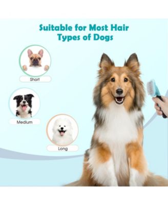Rotatable Slicker Brush for Dogs Cats Deshedding Grooming Massage
