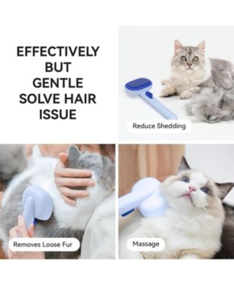 Cat Hair Brush For Shedding Grooming Massage Remove Loose Hair