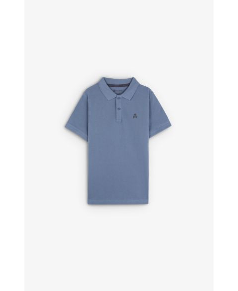 Поло Scalpers Basic polo для мальчиков, цвет: Пастельный синий