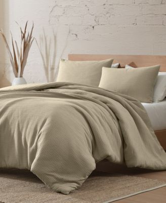 Warren Waffle 4-Piece Comforter Cover Set, King