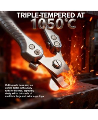 Dog Nail Clippers For All Pets Heavy Duty Sharp With File Safe Trimming