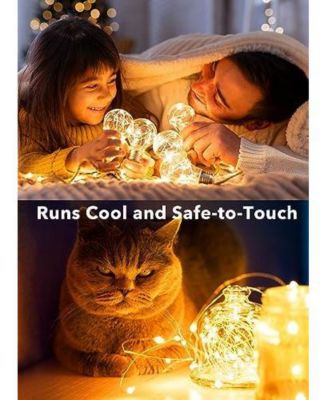 12 Pack LED Fairy Lights Battery Operated Waterproof Wire String Lights for DIY Wedding Party Decorations