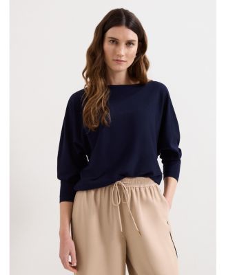 Women's Cristine Slash-Neck Knitted Jumper