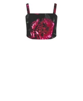 Women's Bianka Bloom Print Crop Top