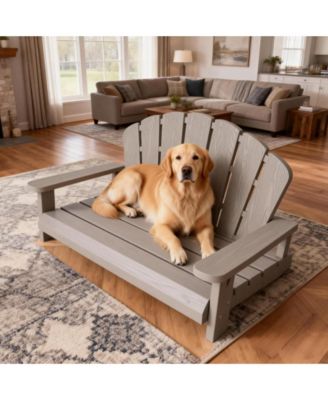 Dog Bed,Waterproof and Washable Pet Bed, Durable Resin Comfort Design, Easy to Assemble Indestructible Bed(40.24 *30.08 *20.04)