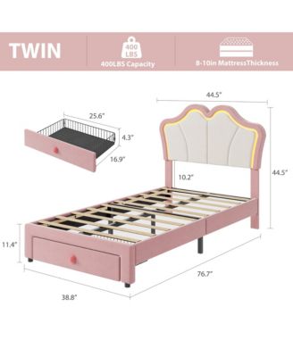 Set of 2 Dreamy Velvet Platform Bed Set with Adjustable Channel-Tufted Headboard – Soft Linen Upholstery, No Box Spring Needed