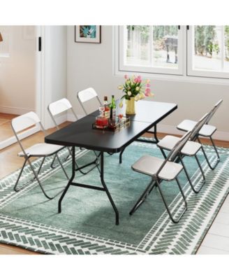 Portable Folding HDPE Table with Carrying Handle