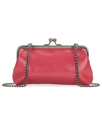 Mini Potenaz Leather Frame Crossbody Bag