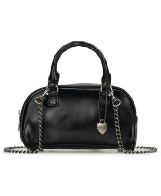 Pomezia Mini Leather Top Handle Crossbody Bag