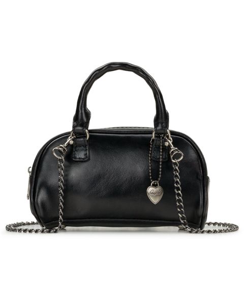 Женская сумка Patricia Nash Pomezia Mini Leather Top Handle Crossbody, цвет: Чёрный