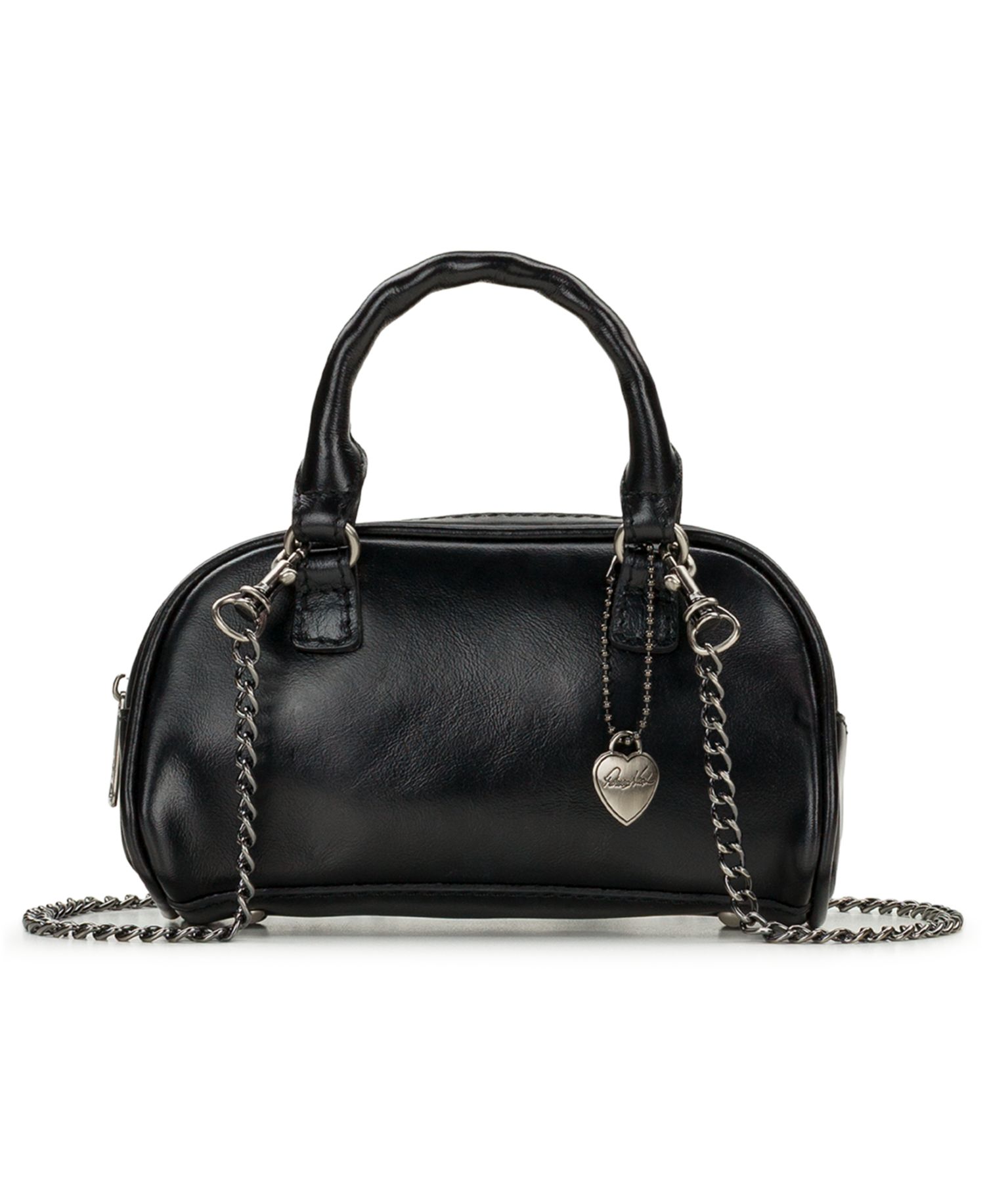 Pomezia Mini Leather Top Handle Crossbody Bag