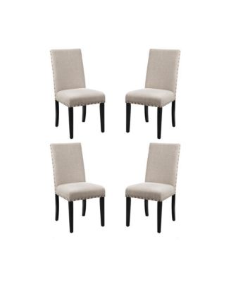 Crispin Beige Solid Wood Dining Chair