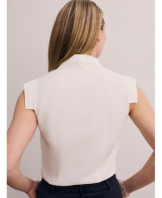 Women's Bowery Sleeveless Silk Blouse
