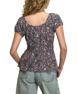 Women's Printed Short-Sleeve Top