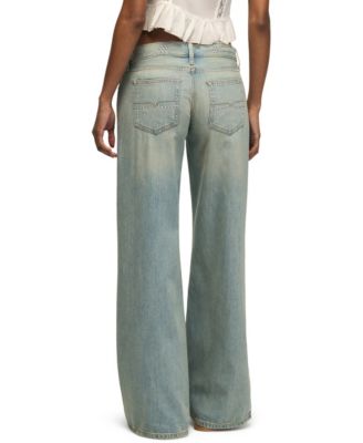 Women's Super Low-Rise Wide-Leg Jeans