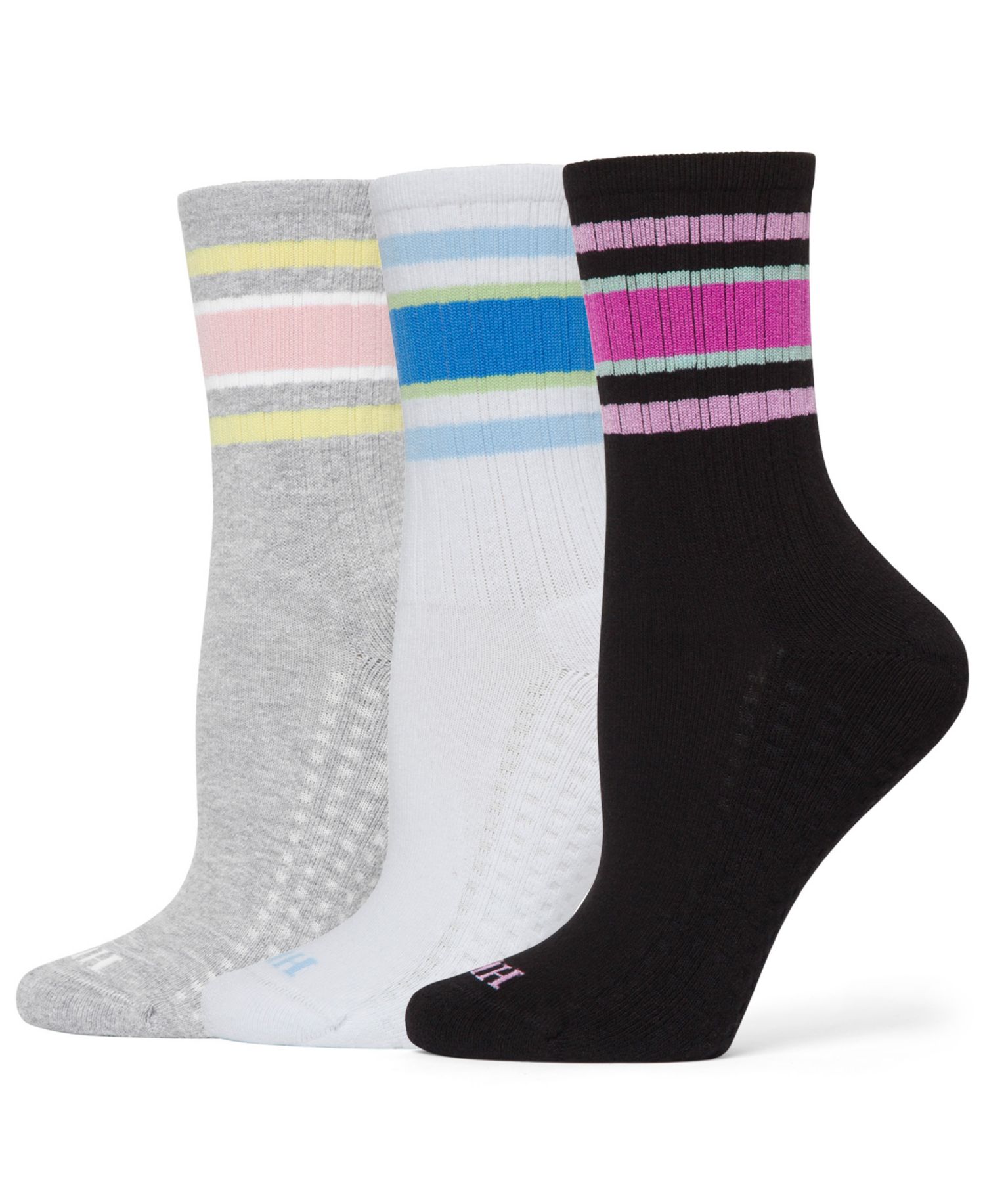 Women's 3-Pk. Air Cushion Sport Crew Socks U24404