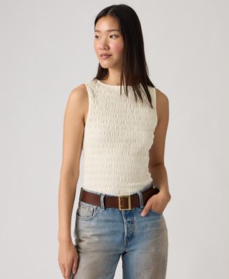 Women's Bella Smocked Boat Neck Top