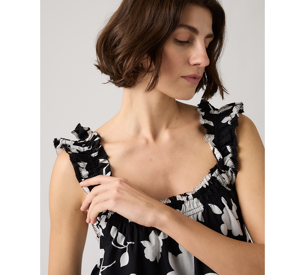 Levi's Women's Meg Printed Sleeveless Cotton Mini Dress