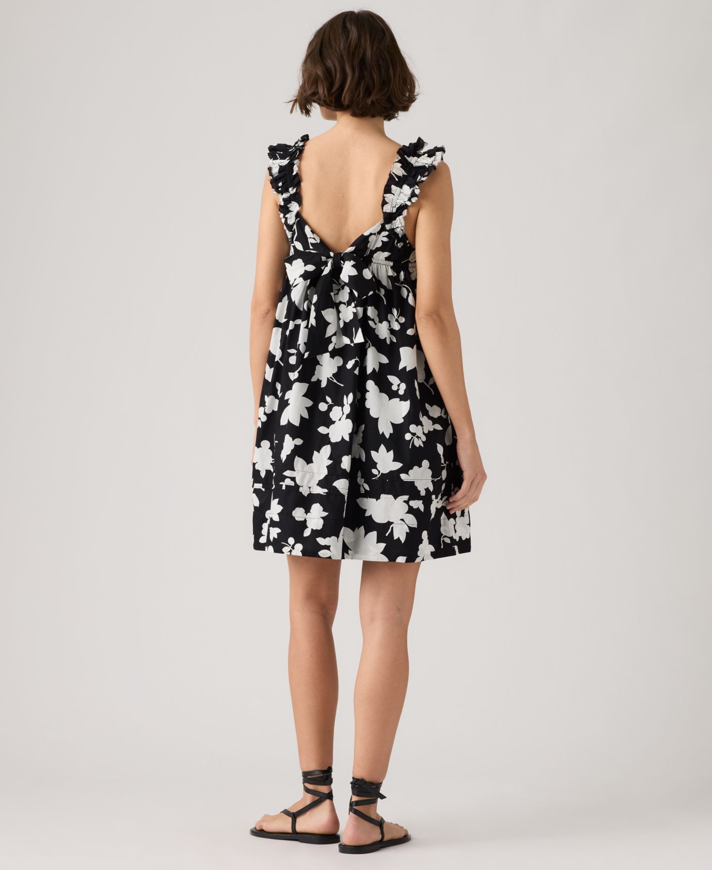 Женское платье Levi's Premium Meg Printed Sleeveless Cotton Mini, цвет: С принтом антрацитовый — фото 5