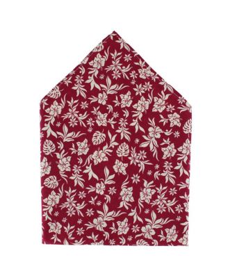 Men's Oleander Floral and Vine Patterned Handkerchiefs (Pack of 3