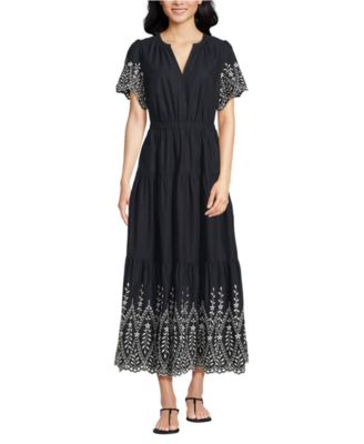midi black tank dress Black Ribbed Maternity Tank Midi Dress