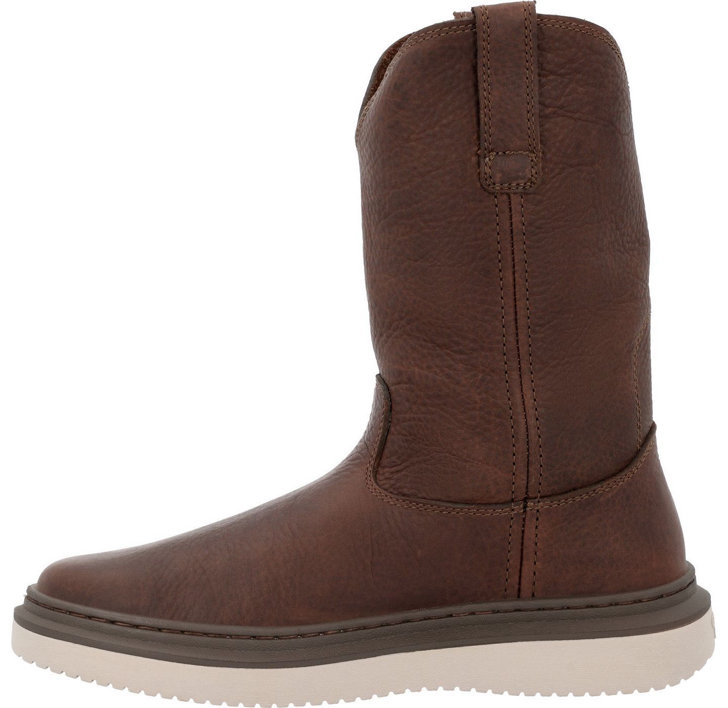 Мужские ботинки GEORGIA BOOT Wedge Superlyte 11" Pull-On Work Boot, цвет: Коричневый — фото 20