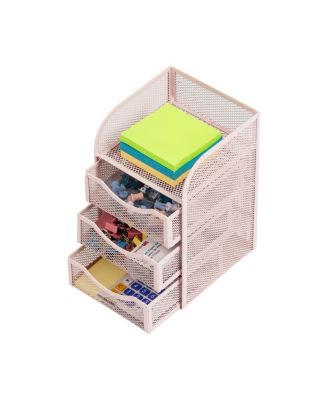 Mesh Binder Clip Basket Office Storage