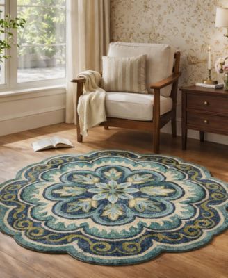 Radiance RDC-076 6' x 6' Round Area Rug