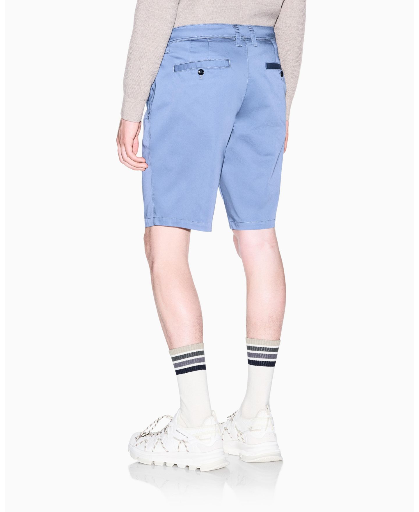 Мужские шорты A|X Armani Exchange Chino, цвет: Синий — фото 3