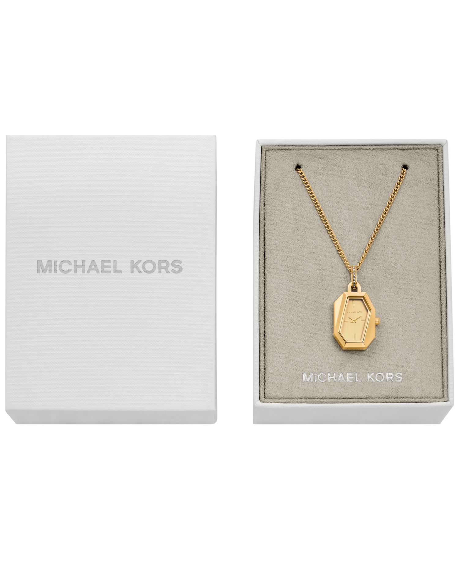 Women's Suri Quartz Two-Hand Gold Stainless Steel Pendant Watch 24mm