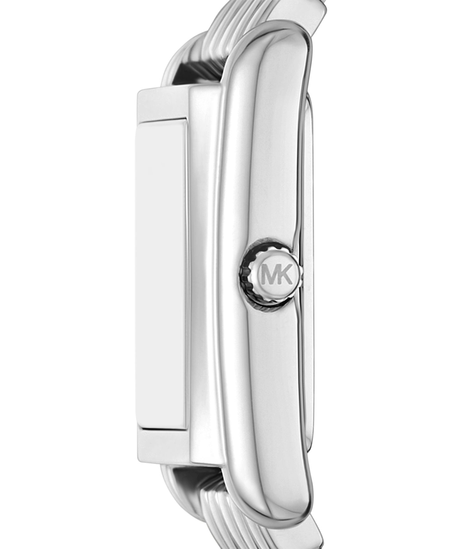Женские часы Michael Kors Essex Quartz Three-Hand Silver Stainless Steel Watch 27mm — фото 2