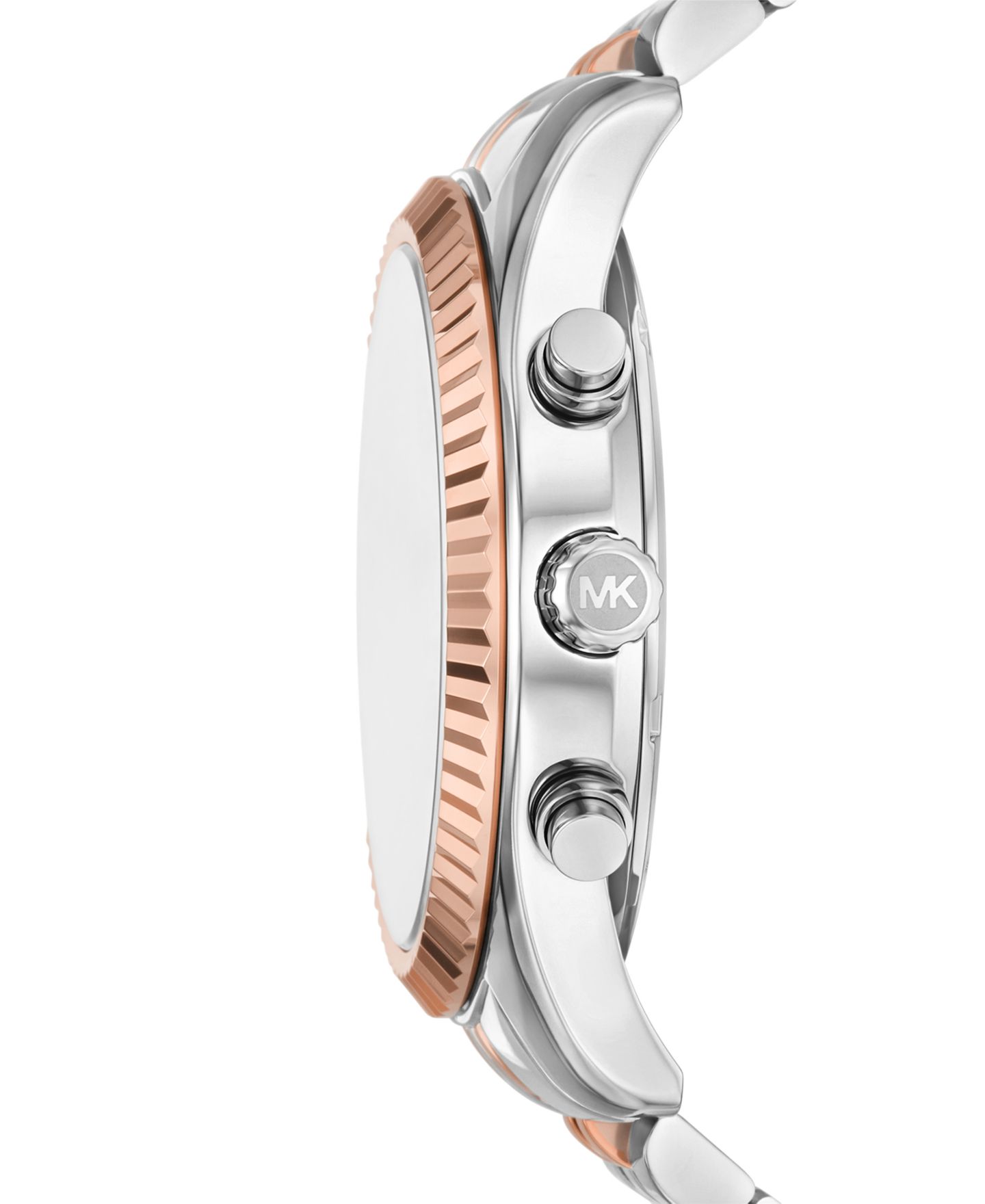 Мужские часы Michael Kors Lexington Automatic Three-Hand Two-Tone Stainless Steel Watch 45mm — фото 2