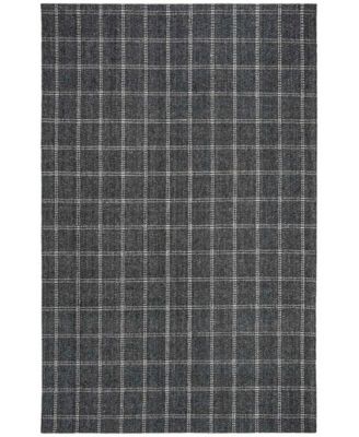 Tamworth Check LRL6450A Charcoal 4' X 6' Area Rug
