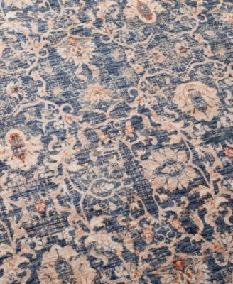 Warwick LRL1310A Navy 5'3" X 7'6" Area Rug