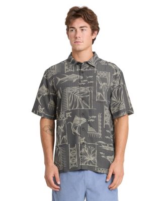 Quiksilver Men's Short -Sleeve Paradise Bay Shirt