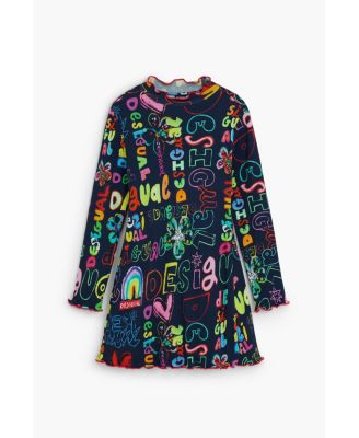 Girls Girls's Long sleeve lettering dress