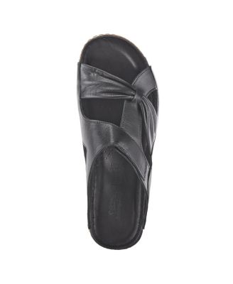 Women's Style Gretta Leather Slide Sandal