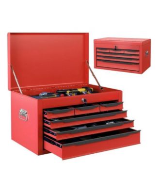 24 Inch Tool Chest Case with 6 Drawers and Top Storage for Garage Repair Shop and Warehouse