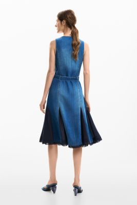 Women's Denim midi dress