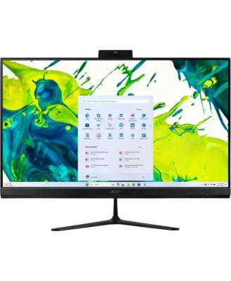 27" All-in-One Desktop AMD Ryzen 7 5825U 16GB RAM Radeon Graphics 1TB SSD Windows 11 Home Full HD Display - Black