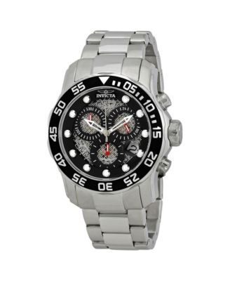 Men's 19836 Pro Diver Quartz 3 Hand Dial Watch