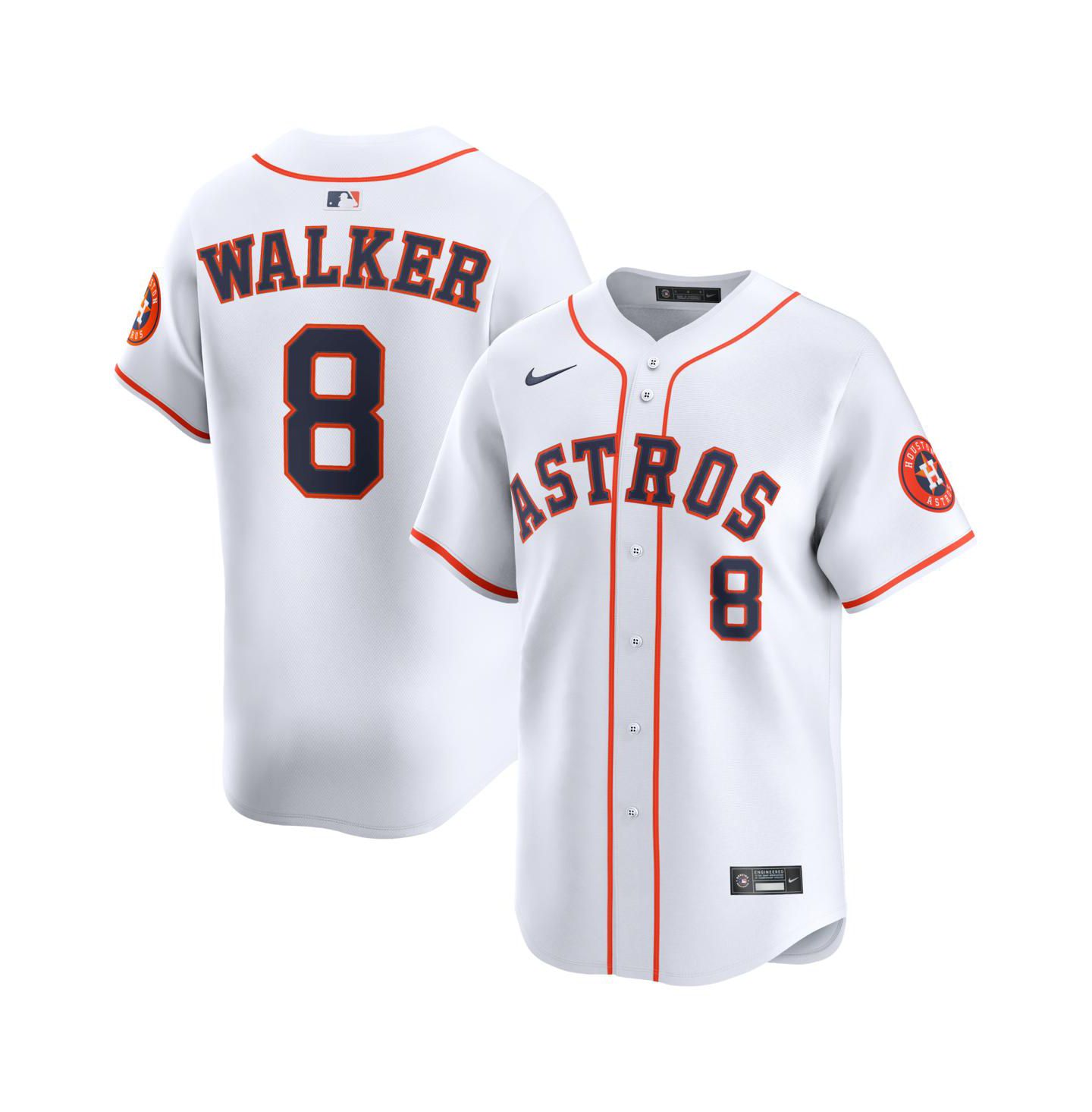 Мужской топ Nike Christian Walker White Houston Astros Home Limited Player Jersey — фото 1