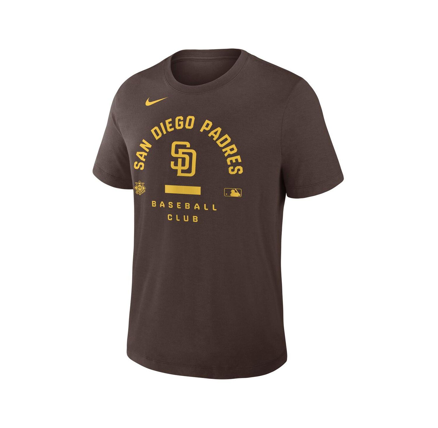 Men's Brown San Diego Padres Authentic Collection Early Work Tri-Blend Dri-FIT T-Shirt