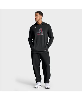Men's Black Arizona Diamondbacks Authentic Collection Dri-FIT Long Sleeve Hoodie