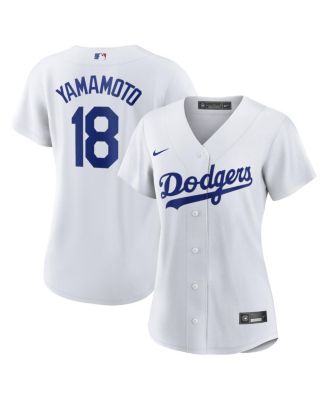Women's Yoshinobu Yamamoto White Los Angeles Dodgers Replica Jersey
