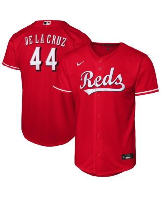 Big Boys and Girls Elly De La Cruz Red Cincinnati Reds Alternate Replica Jersey