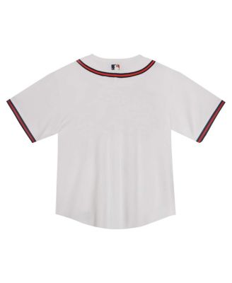 Toddler White Atlanta Braves Home Game Jersey